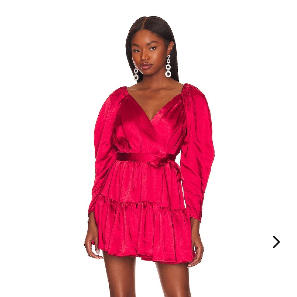 Lovers + Friends Corinne Red Dress EUC size Small